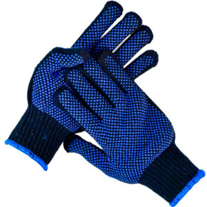 DOUBLE SIDE BLUE DOTTED GLOVES