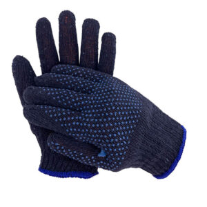 SINGLE SIDE BLUE DOTTED GLOVES